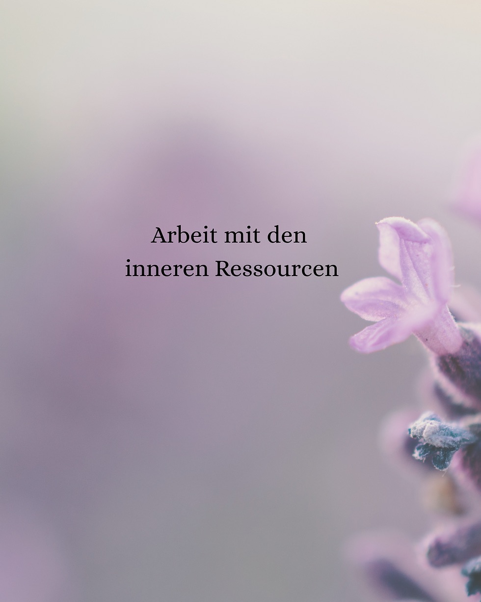 Arbeit mit inneren Ressourcen